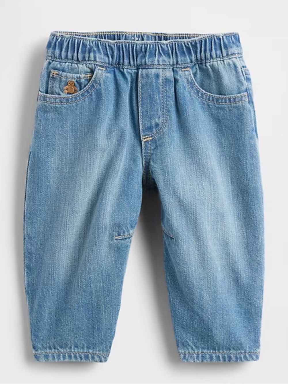 💙GAP💙 Baby Pull-on Barrel Jeans Medium Wash 3-6 Months